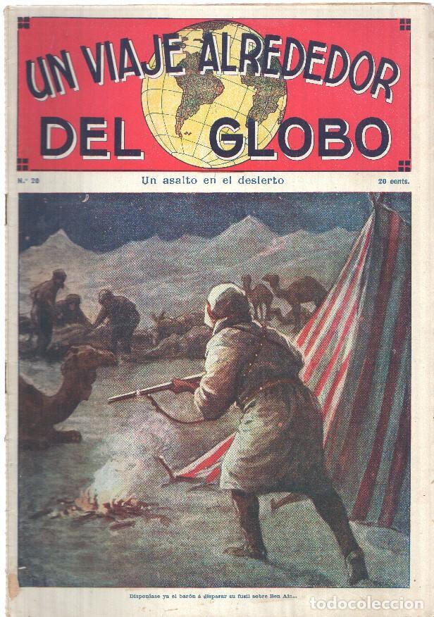 Comics: Un viaje alrededor del globo numero 20: Un asalto en el desierto