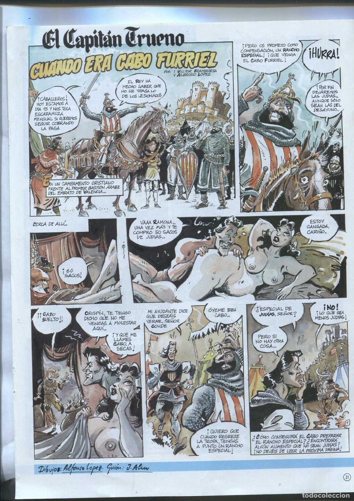 Comics: El Capitan Trueno cuando era cabo furriel -