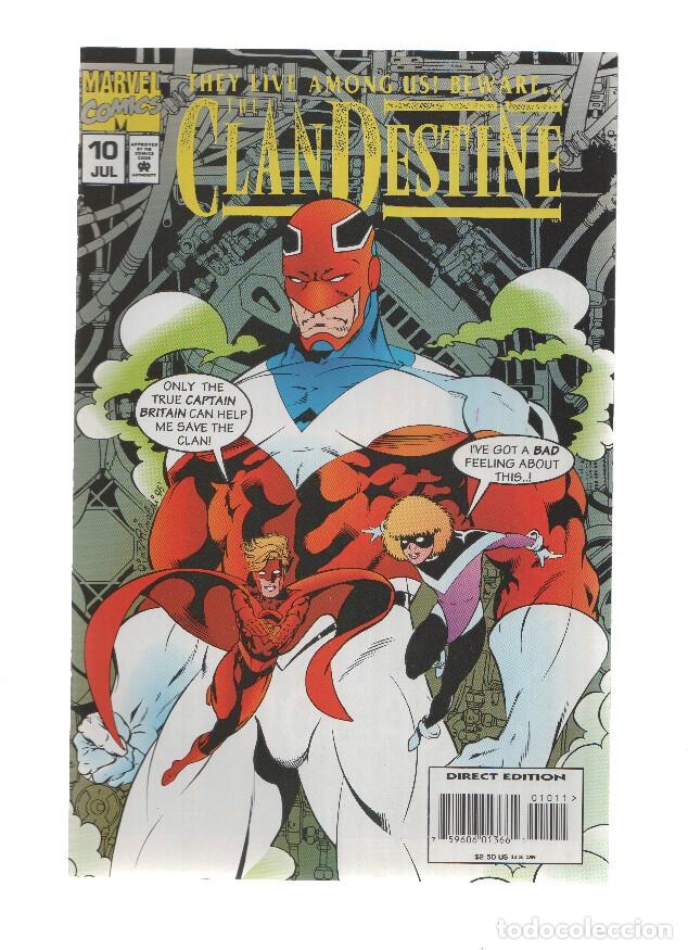 Comics: THE CLANDESTINE, Volume 01 Numero 10: Into the Vault of Dreams (Marvel Comics) - Alan Davis