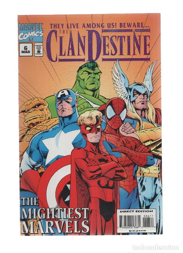 Comics: THE CLANDESTINE, Volume 01 Numero 06: Rory Destines School Daze (Marvel Comics) - Alan Davis