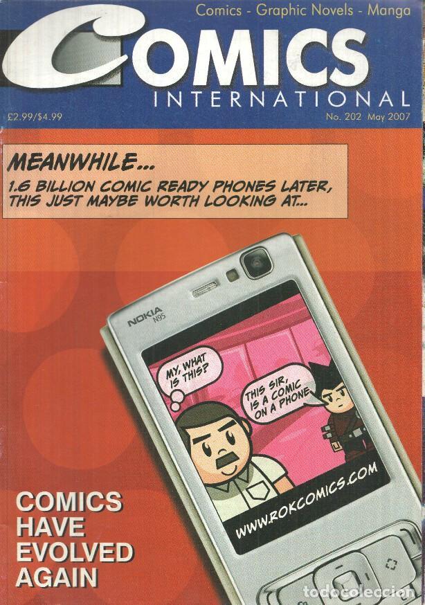 C&oacute;mics: revista: Comics International num 202 may 2007. Comics-Graphic Novels-Manga