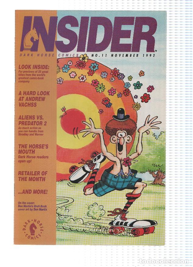 Comics: Revista: INSIDER (Dark Horse Comics), Volume 02: Numero 11 - VARIOS