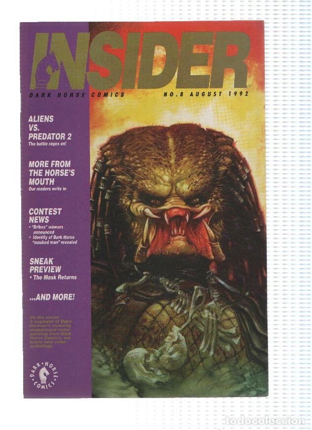 Fumetti: Revista: INSIDER (Dark Horse Comics), Volume 02: Numero 08 - VARIOS