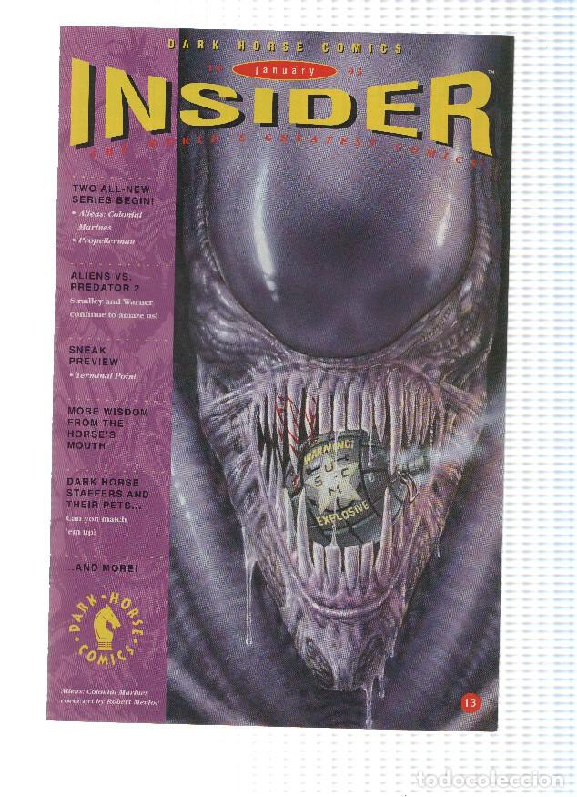 Fumetti: Revista: INSIDER (Dark Horse Comics), Volume 02: Numero 13 - VARIOS