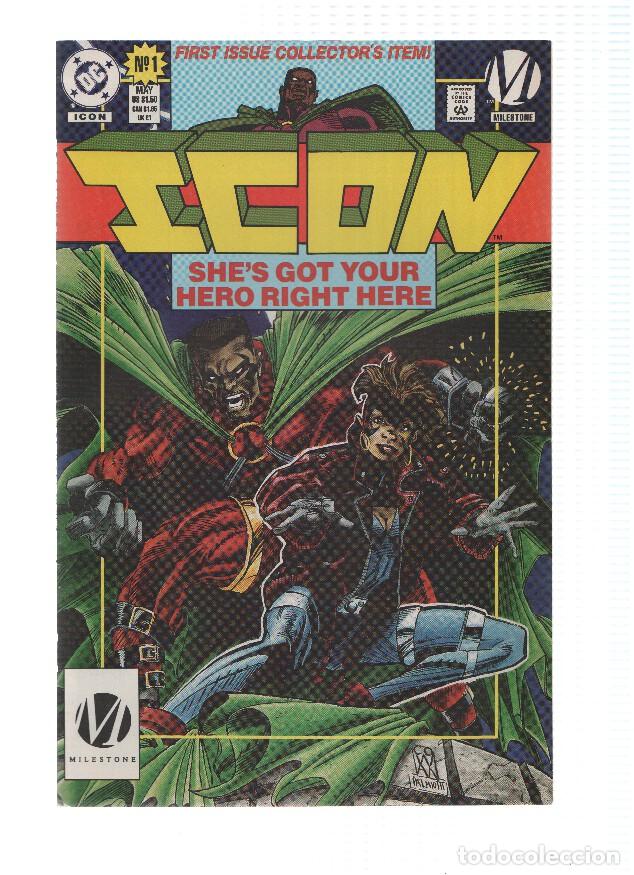 C&oacute;mics: ICON, Volume 1, Numero 01A: By Their Own Bootstraps (Milestone) - Dwayne McDuffie - Foto 1