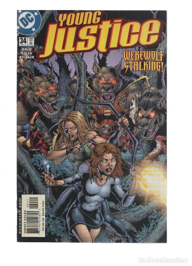 Comics: YOUNG JUSTICE, Volume 1, Numero 34: Bright Lights, Big Teeth, Grandma (DC Comics) - Peter David