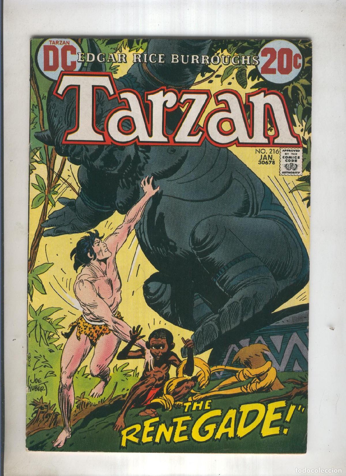 C&oacute;mics: TARZAN DC Numero 216: The renegade - JOE KUBERT - Foto 1