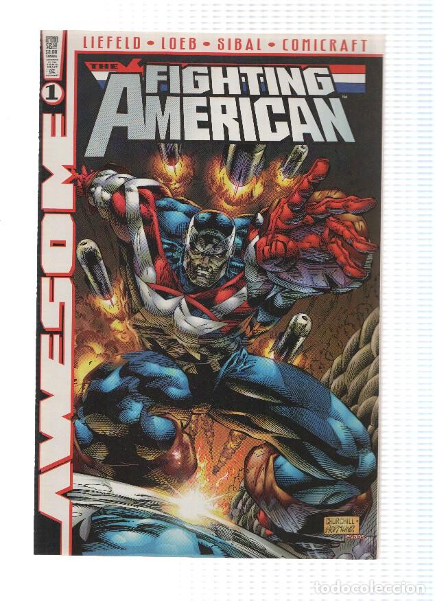 Comics: FIGHTING AMERICAN, Volume 3, Numero 01B: Back in the Ring (Awesome Comics) - Jeph Loeb