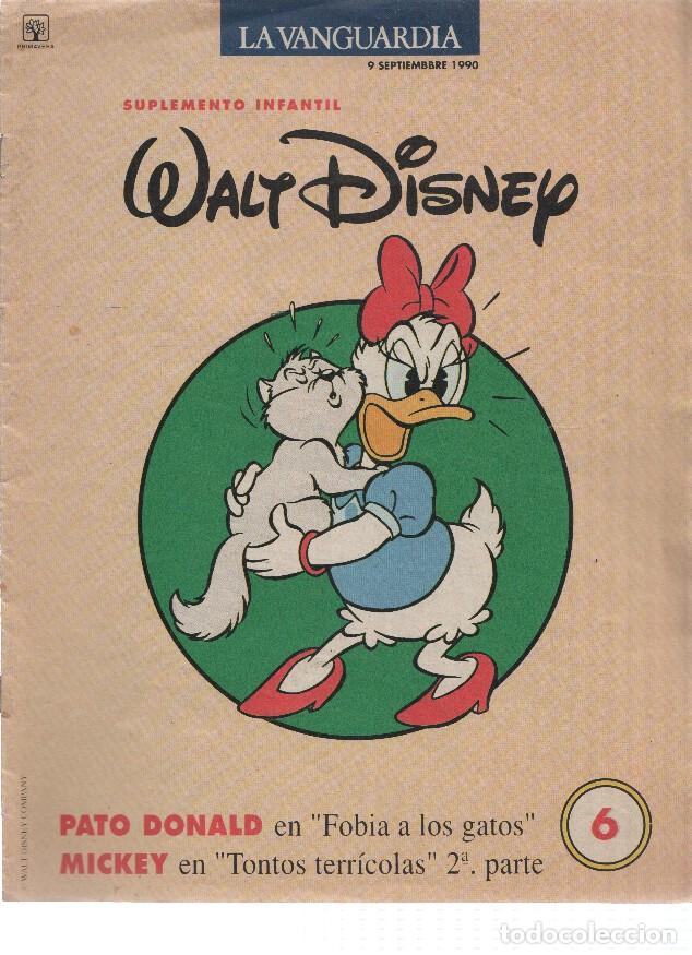 Comics: Suplemento Infantil Walt Disney, Numero 06: Fobia a los Gatos (LA VANGUARDIA) - Walt Disney