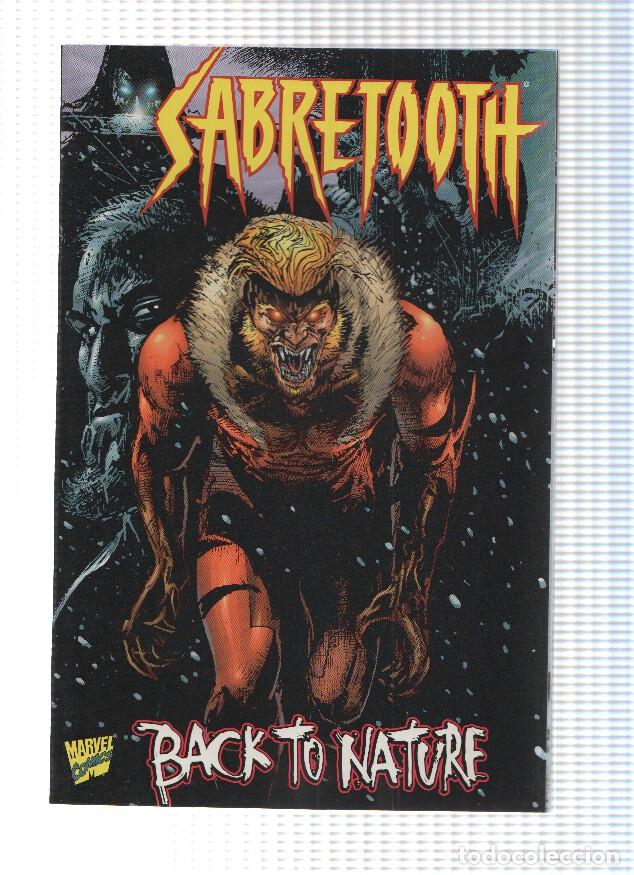 C&oacute;mics: SABRETOOTH - BACK TO NATURE, One-Shot (Marvel Comics) - Jorge Gonzalez - Foto 1