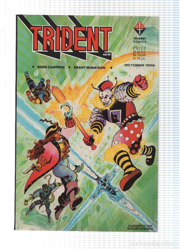 C&oacute;mics: TRIDENT, Volume 01, Numero 02: Shadows (Trident Comics 1989) - Varios - Foto 1