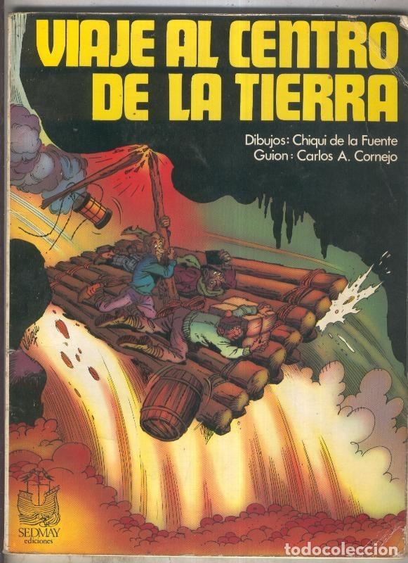 Comics: Clasicomic: Viaje al centro de la tierra - Chiqui de la Fuente