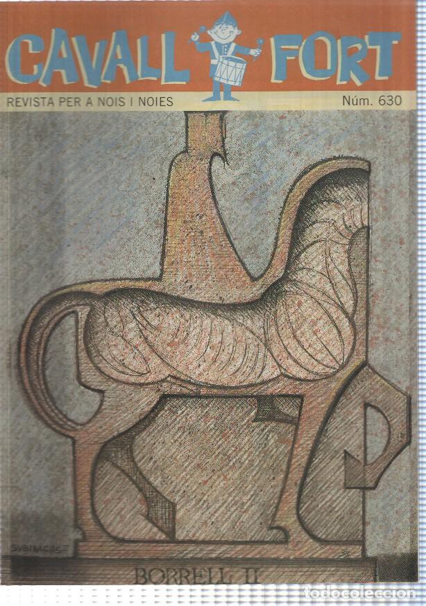 Comics: revista: Cavall Fort num 630 oct 1988 - Entrevista a lescultor Josep M. Subirats - La Aventura de Ma