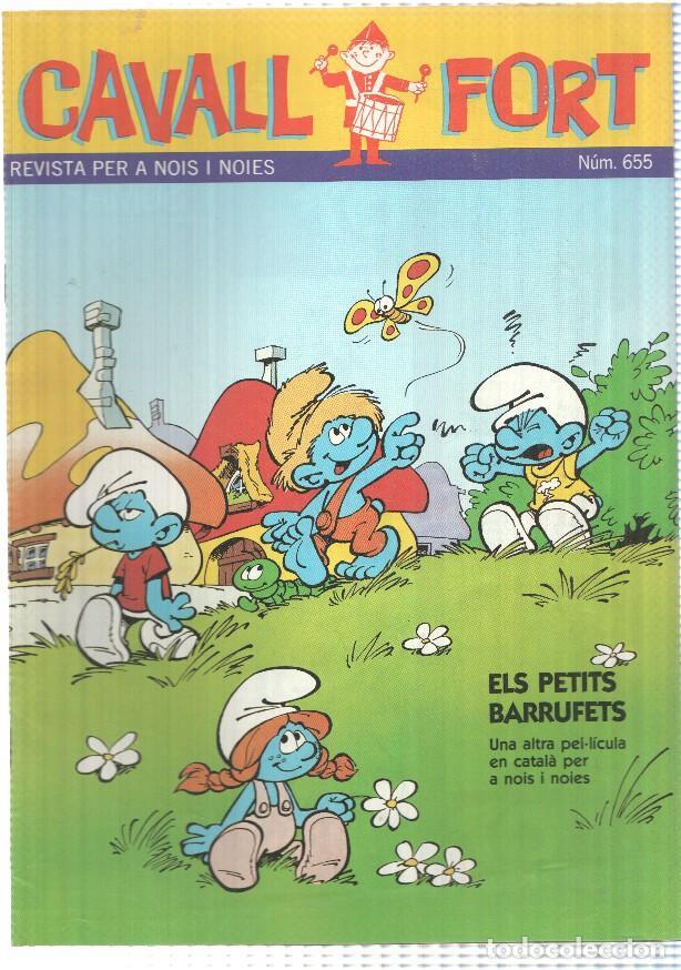 C&oacute;mics: revista: Cavall Fort num 655 oct 1989 - Cinema: Els petits barrufets. Historias Blanc i Negre: El se