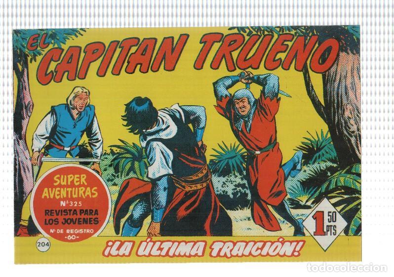 Comics: Facsimil editor desconocido de El Capitan Trueno numero 204: La ultima traicion