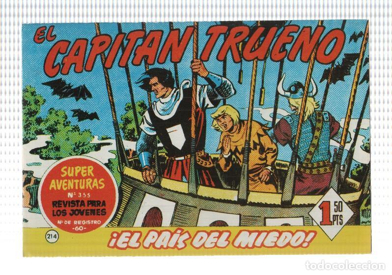 Comics: Facsimil editor desconocido de El Capitan Trueno numero 214: El pais del miedo