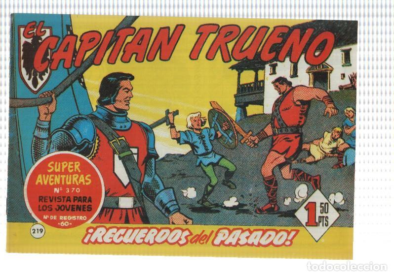 Comics: Facsimil editor desconocido de El Capitan Trueno numero 219: Recuerdos del pasado