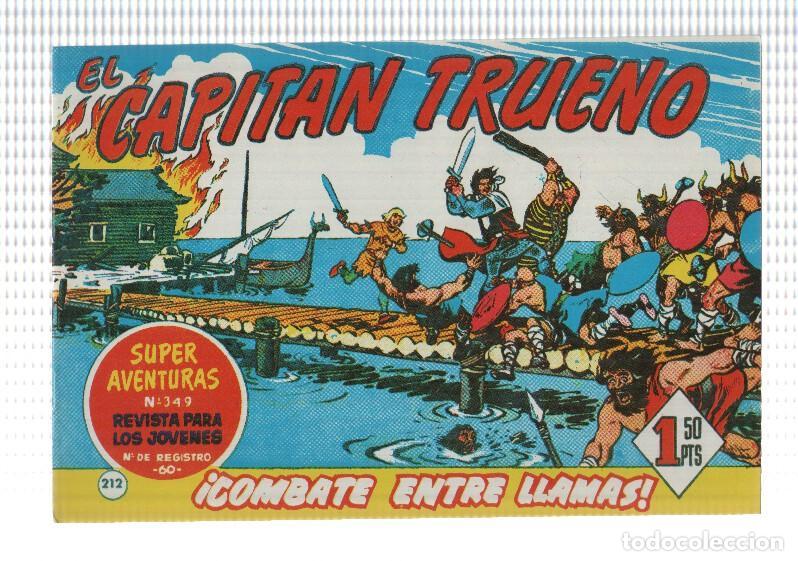 Comics: Facsimil editor desconocido de El Capitan Trueno numero 212: Combate entre llamas