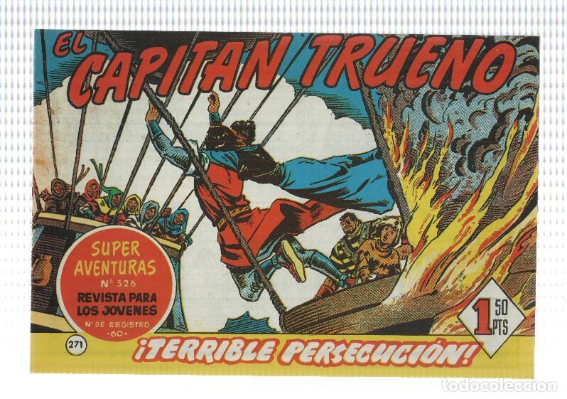 C&oacute;mics: Facsimil editor desconocido de El Capitan Trueno numero 271: Terrible persecucion - Foto 1