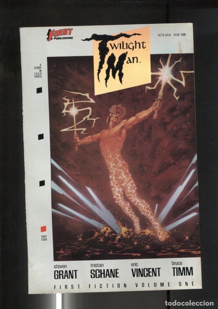 C&oacute;mics: TWILIGHT MAN, Mini-Serie, Numero 04: Wind Fall, Part 04 (First Comics) - Steven Grant - Foto 1