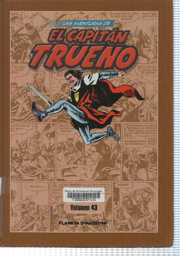 C&oacute;mics: Planeta: Las Aventuras del Capitan Trueno vol. 43. Dise&ntilde;o cubierta: Albert Majoral