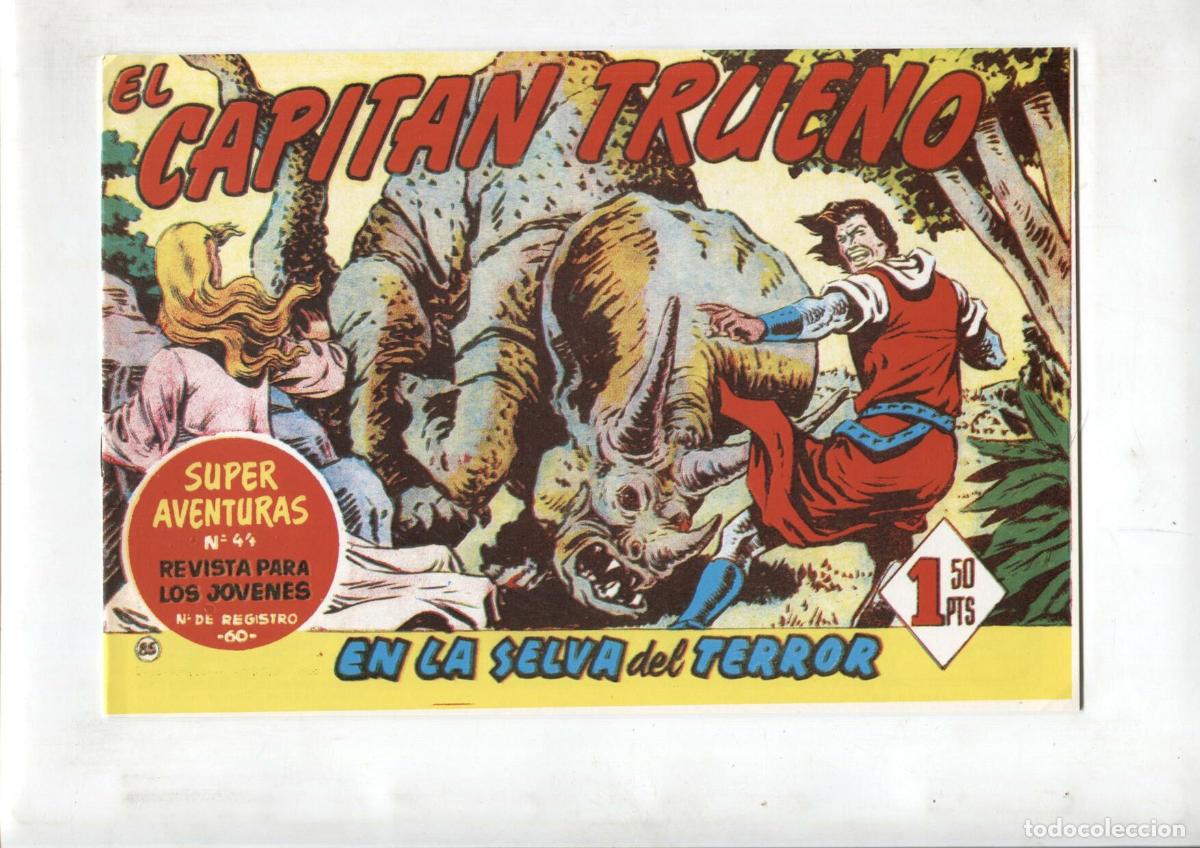 Comics: Facsimil editor desconocido de El Capitan Trueno numero 085: En la selva del terror