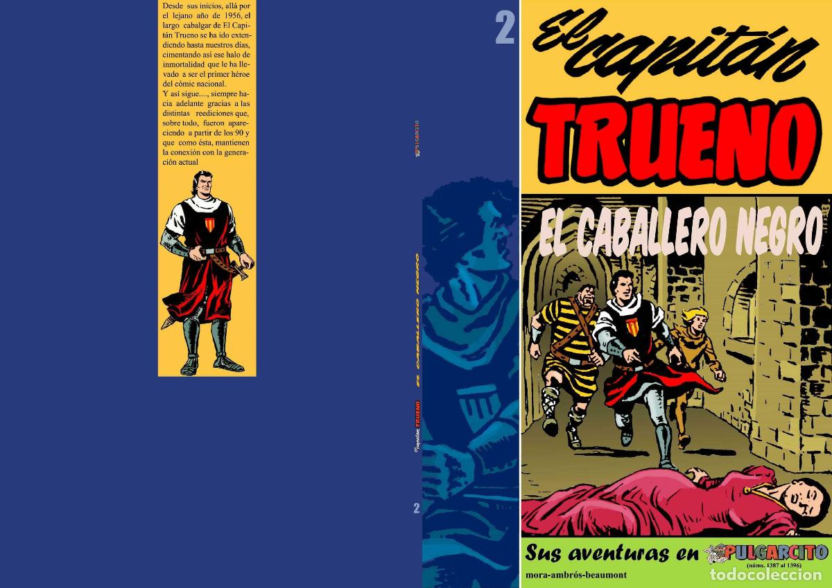 Comics: El Capitan Trueno: sus aventuras en Pulgarcito album numero 02: El caballero negro - Mora-Ambros-Bea