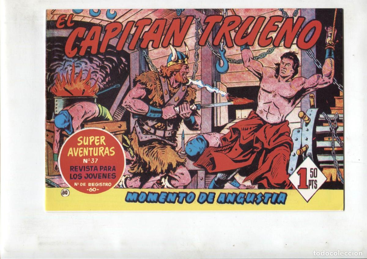 Comics: Facsimil editor desconocido de El Capitan Trueno numero 080: Momento de angustia