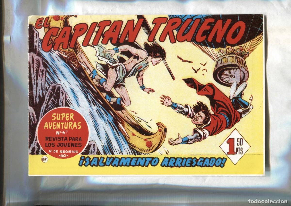 Comics : Facsimil editor desconocido de El Capitan Trueno numero 087: Salvamento arriesgado