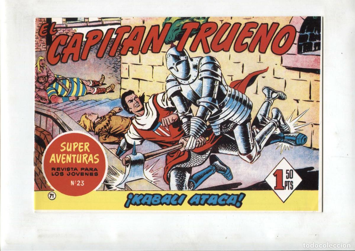 Comics: Facsimil editor desconocido de El Capitan Trueno numero 071: Kabali ataca