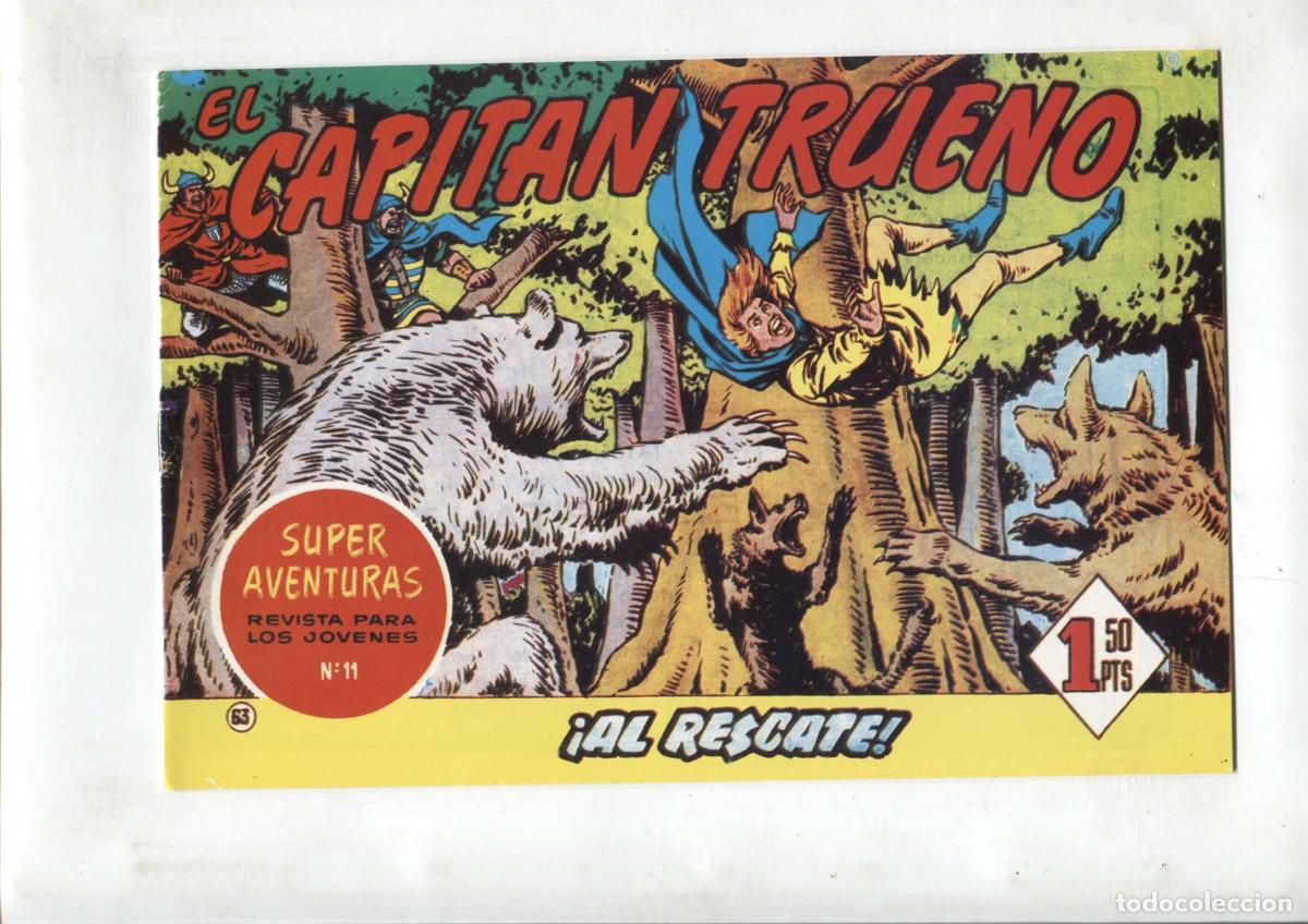 C&oacute;mics: Facsimil editor desconocido de El Capitan Trueno numero 063: al rescaste - Foto 1