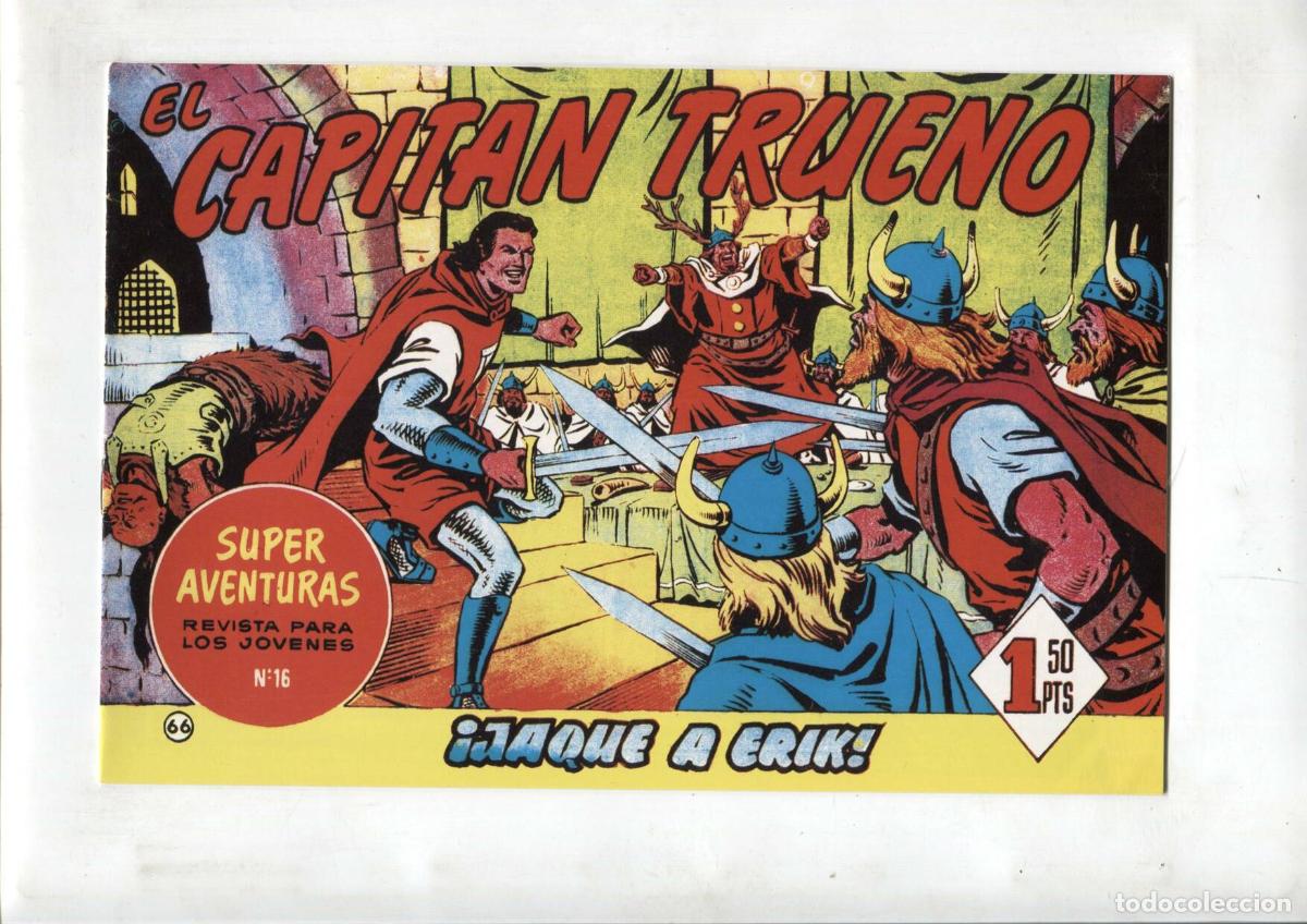 C&oacute;mics: Facsimil editor desconocido de El Capitan Trueno numero 066: jaque a Erik