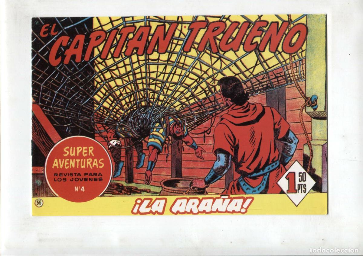 Comics: Facsimil editor desconocido de El Capitan Trueno numero 058: la arana