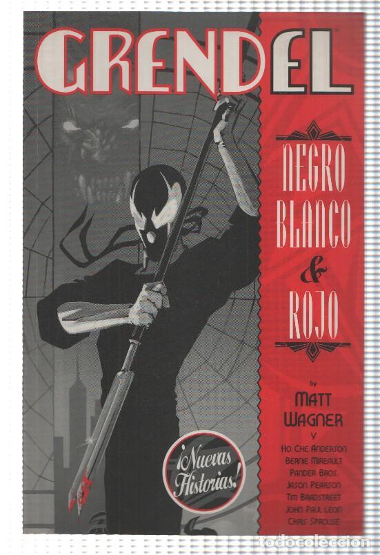 C&oacute;mics: Grendel: Negro, Blanco y Rojo libro 1 de 3. Matt Wagner - El ruise&ntilde;or del diablo