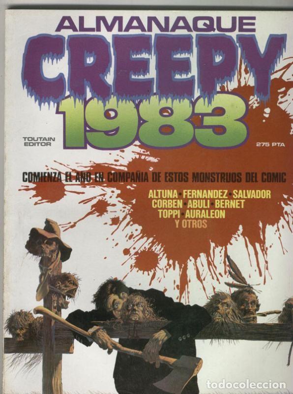 Fumetti: Creepy almanaque 1983; Altuna, Fernandez, Salvador, Corben, Abuli, Bernet, Toppi, Auraleon, etc - va