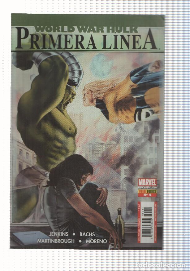 Fumetti: World War Hulk: Primera Linea num 4 a&ntilde;o 1 - Corresponsal tras las lineas enemigas. Panini comics
