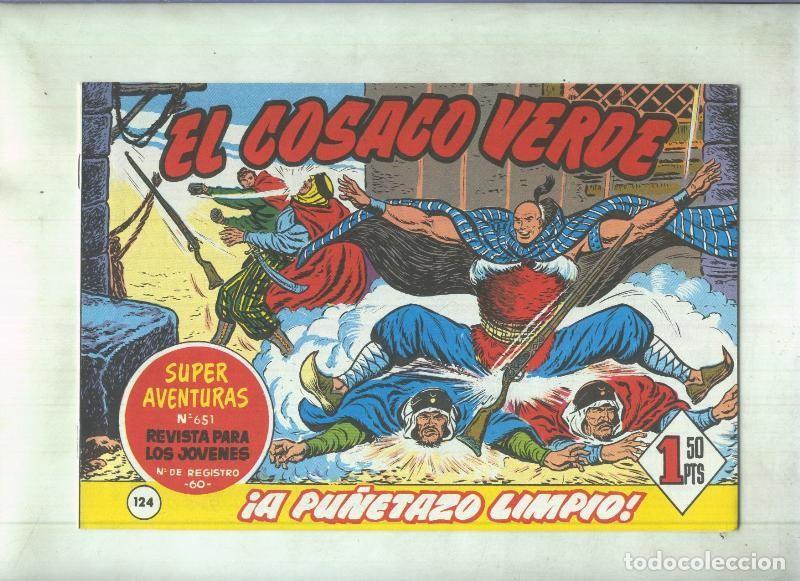 Fumetti: Facsimil de Ediciones B: El Cosaco Verde numero 124: A pu&ntilde;etazo limpio - Victor Mora-Fernando Costa