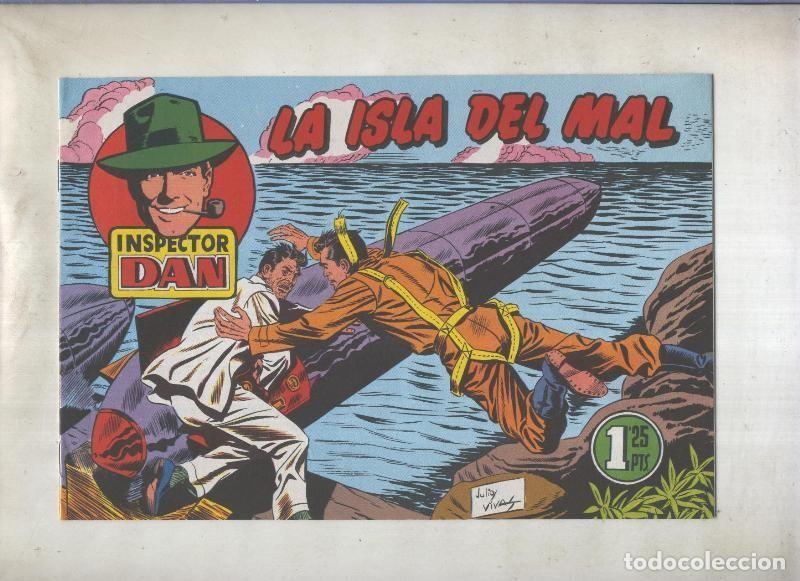 C&oacute;mics: Inspector Dan facsimil numero 71: La isla del mal - Julio Vivas - Foto 1
