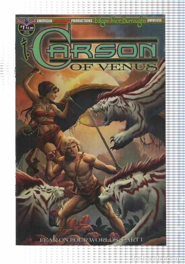 C&oacute;mics: Carson of Venus num 1 vol. 1 - Fear on four worlds part I. Christopher Mills, Cyrus Mesarcia
