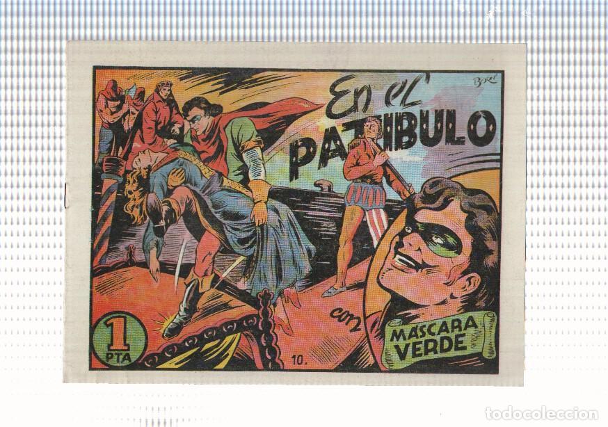 C&oacute;mics: Facsimil: En el patibulo, num 10 de Mascara Verde. Guion y dibujo Borne - Foto 1