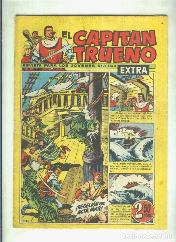 C&oacute;mics: El Capitan Trueno Extra numero 034 (numerado 5 en trasera) - Varios - Foto 1