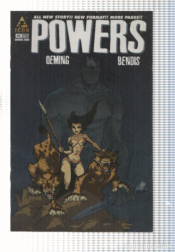 C&oacute;mics: Icon: Powers Annual 2008. Oeming-Bendis - Foto 1
