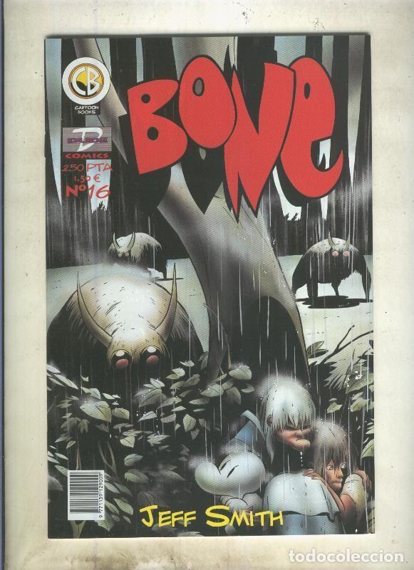 Comics : Bone de Jeff Smith numero 16 (algun subrayado en la parte correo) - Jeff Smith