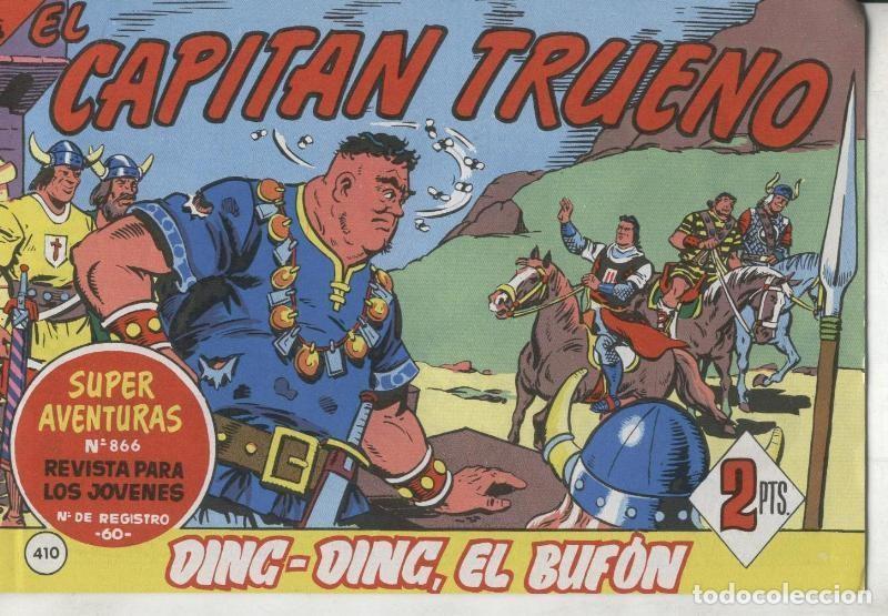 C&oacute;mics: El Capitan trueno facsimil numero 410: Ding Ding, el bufon - Varios - Foto 1