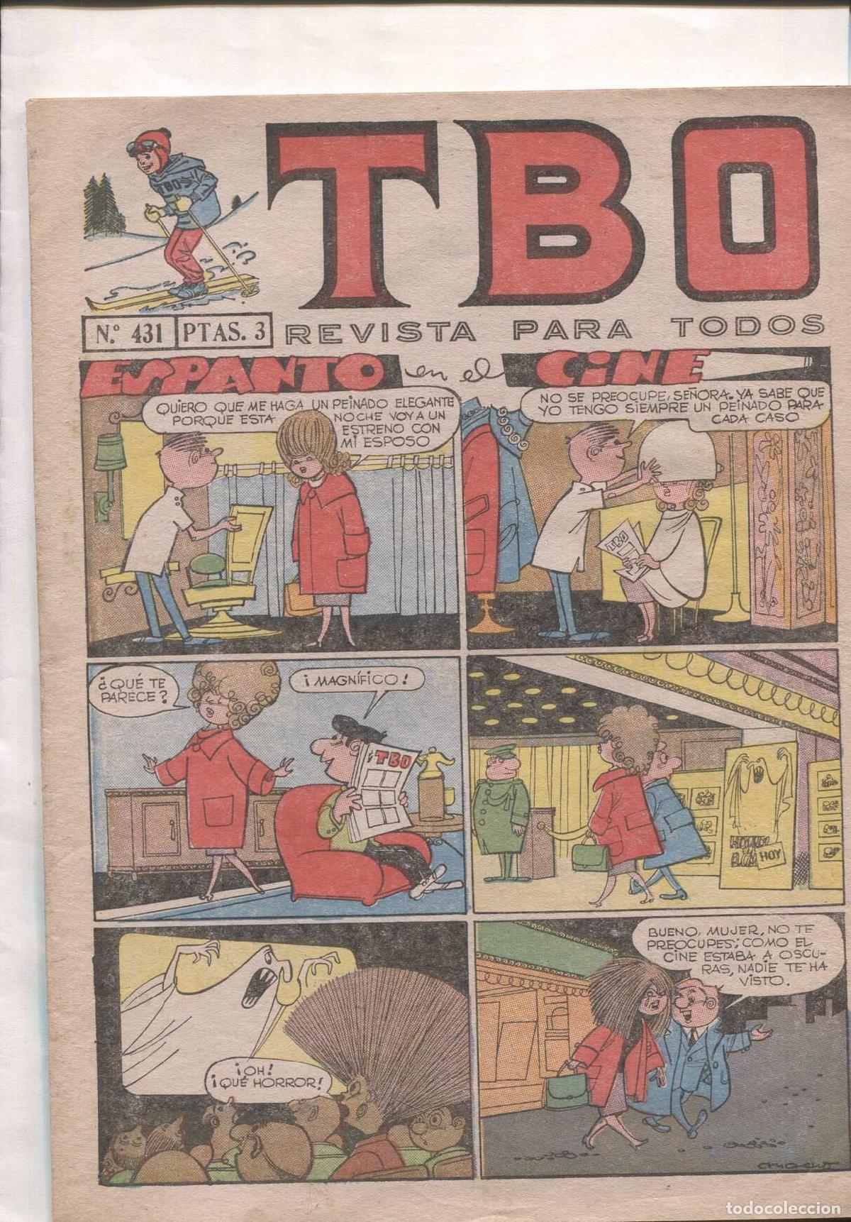 C&oacute;mics: TBO numero 431: Espanto en el cine (Moreno) - Varios - Foto 1