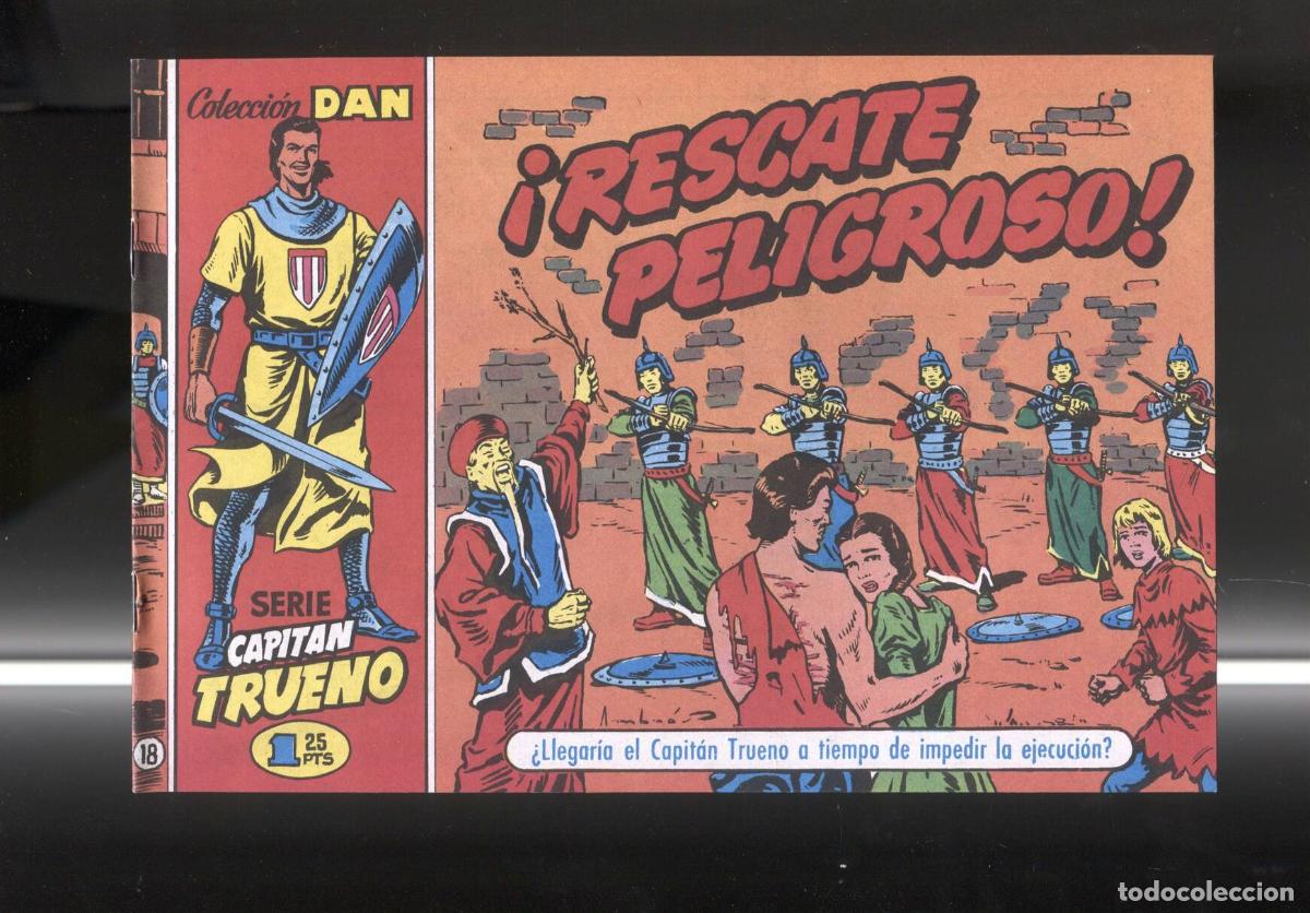 C&oacute;mics: El Periodico: El Capitan Trueno facsimil numero 18: Rescate peligroso - Ambros
