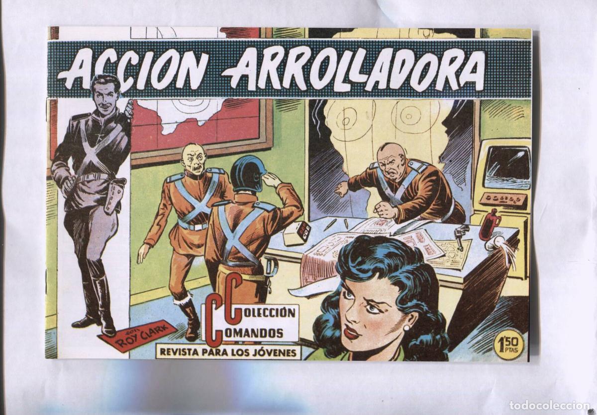 Comics : Facsimil: Coleccion Comandos: Roy Clark numero 82: Accion arrolladora - J.M.Ortiz