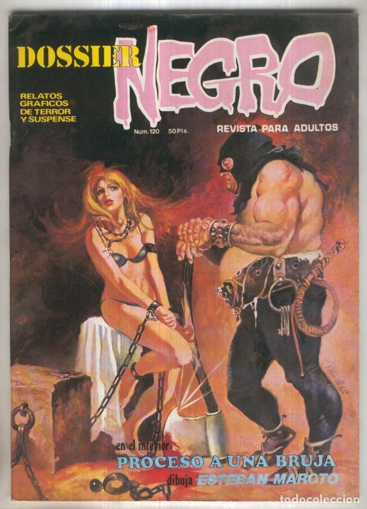 C&oacute;mics: Dossier Negro numero 120 (numerado 1 en primera pagina interior) - varios