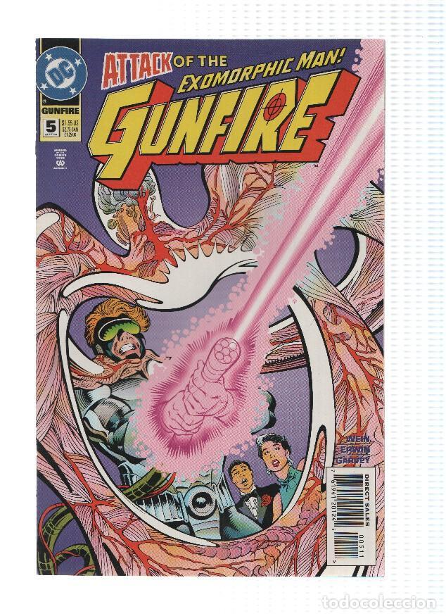 Comics: GUNFIRE, Volume 1 Numero 05: The Day of the ExomorphincMan (DC Comics) - Len Wein
