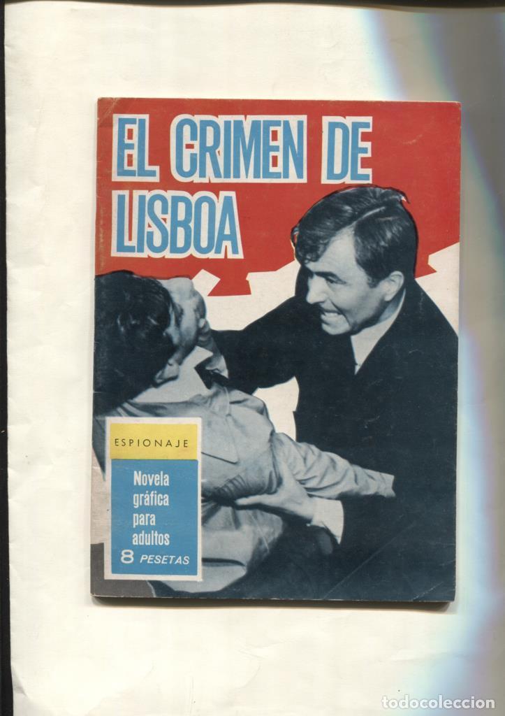 Comics : Espionaje numero 10: El crimen de Lisboa, dibujos de Antonio Borrell - NULL